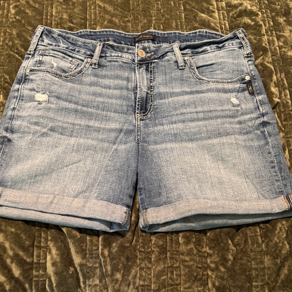 Silver Jeans Light Blue Jean Shorts